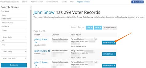 voterrecords.com opt out